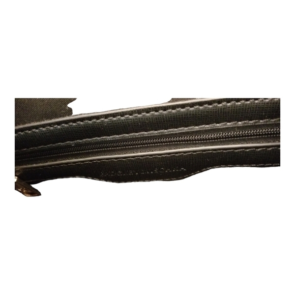 Badgley Mischka Black Leather Bag Sz Medium NWOT - Picture 10 of 10